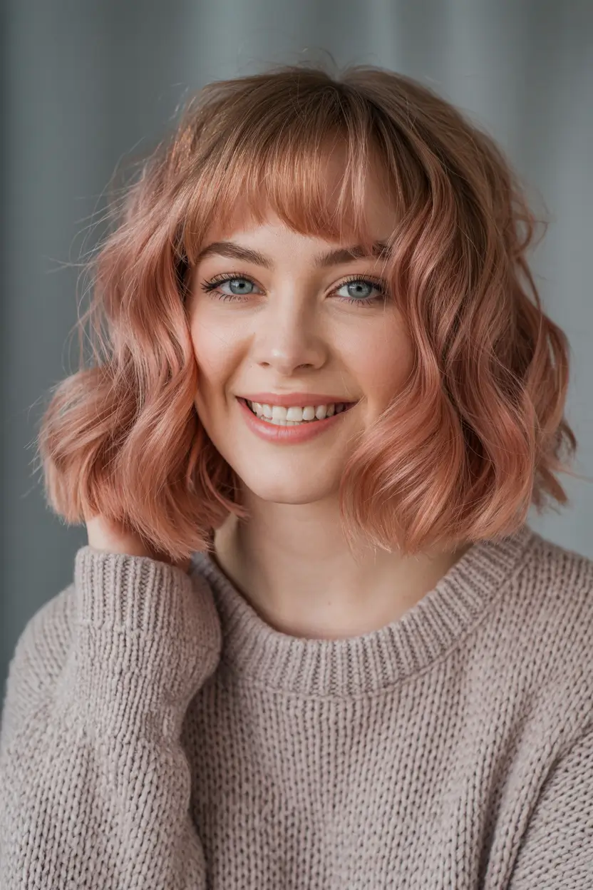 hair colors for soft winter Rose Cashmere Bob