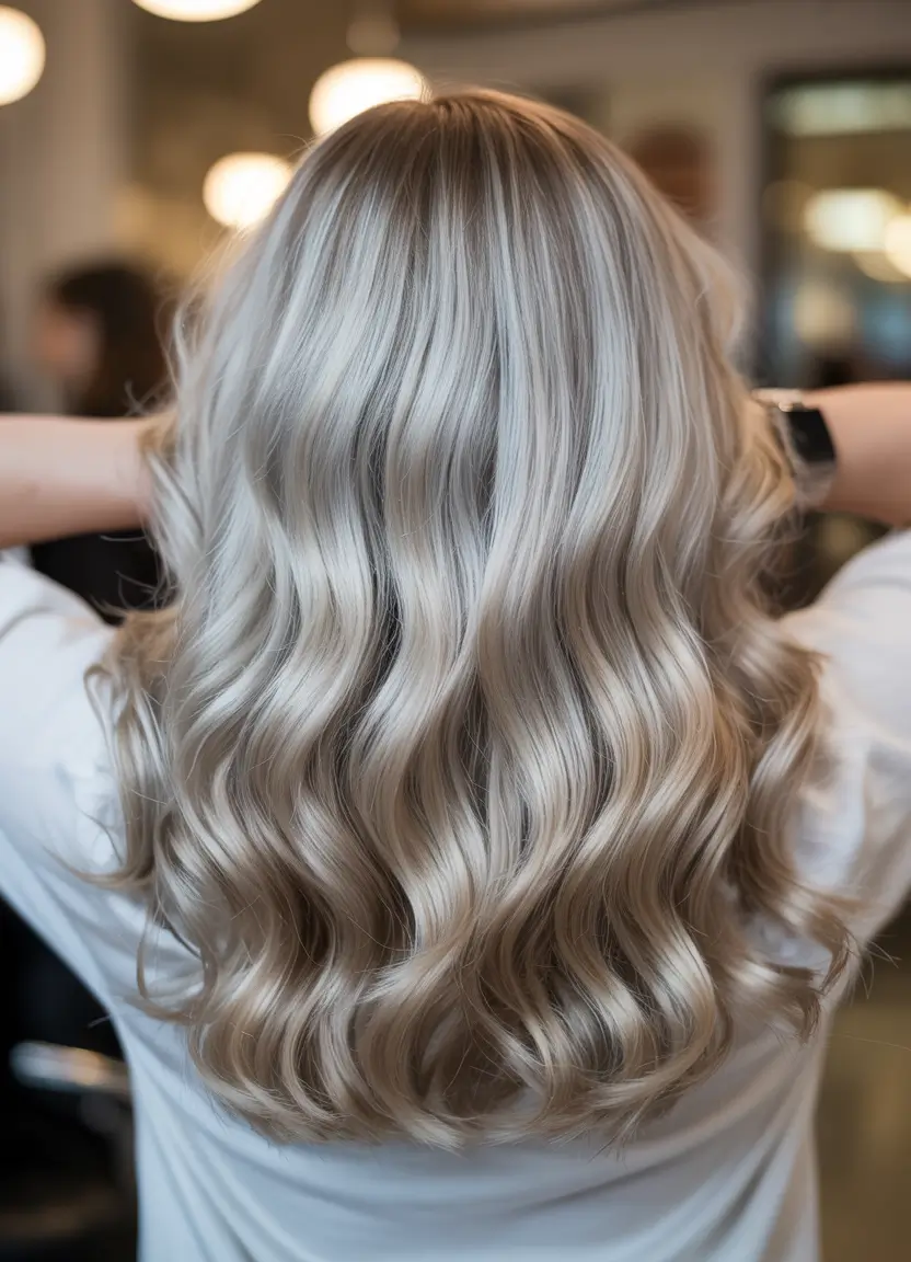 hair colors for soft winter Silver Frost Waves