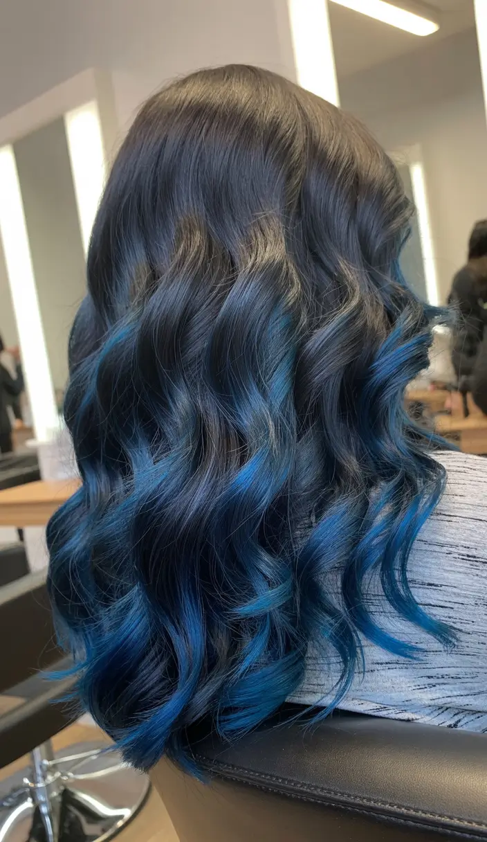 Trends 2025 Midnight Sapphire Waves