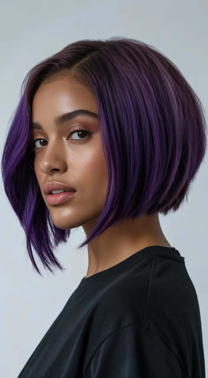 Trends short Ultra Violet Bob