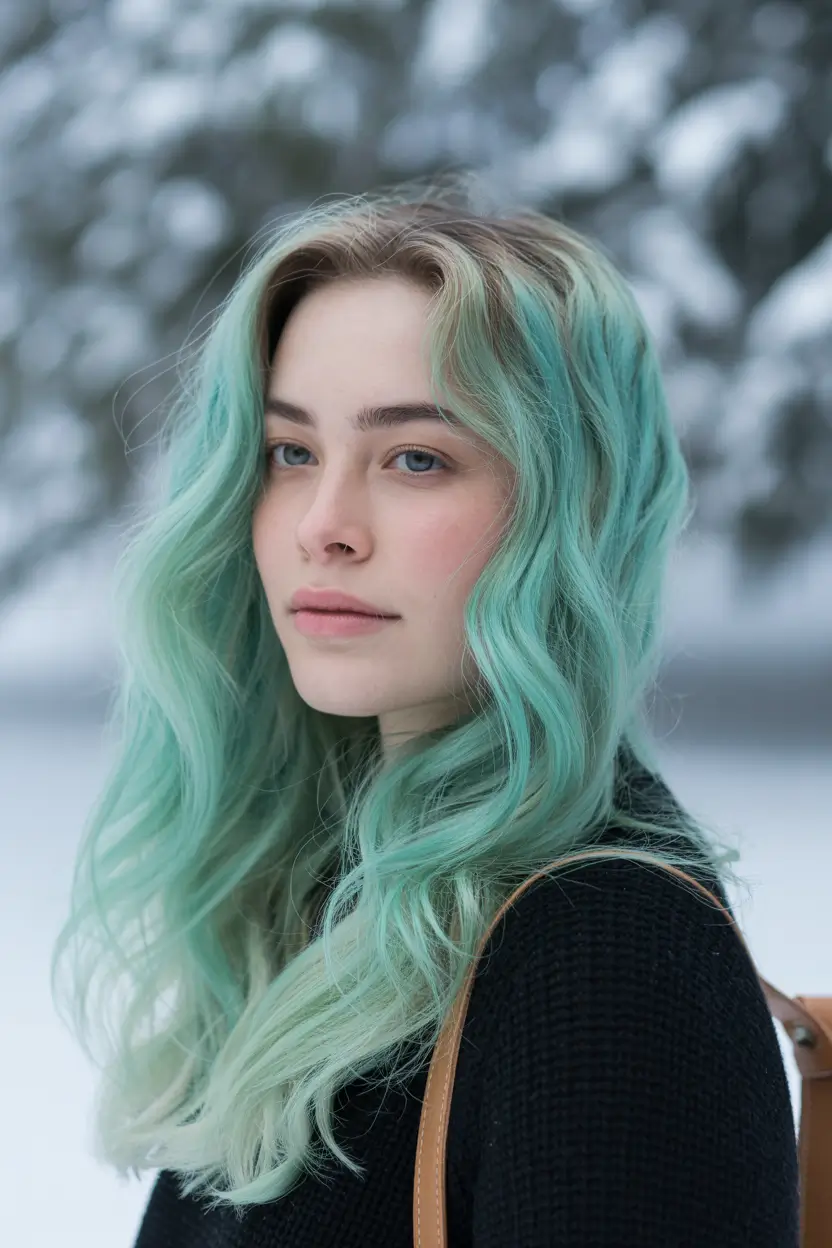 Trends curly Mint Mist Waves
