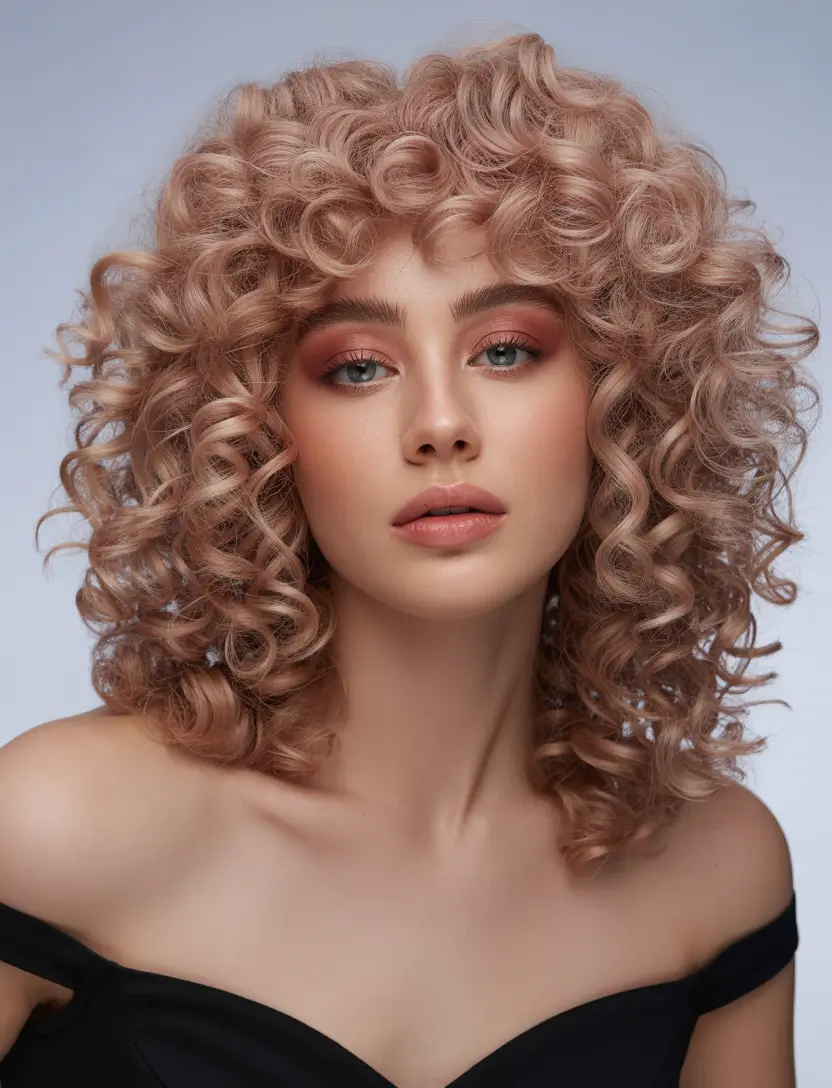 Trends curly Rosewood Curly Glow