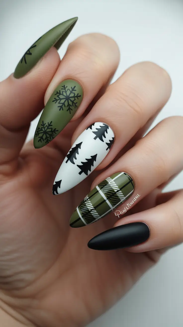 winter-nails-ideas-Forest-Whispers