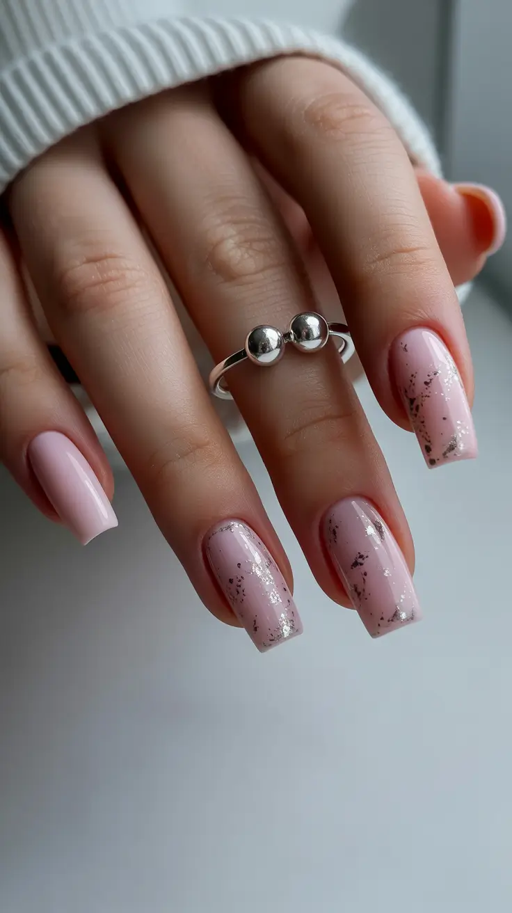 winter-nails-ideas-Frosted-Petal-Glow