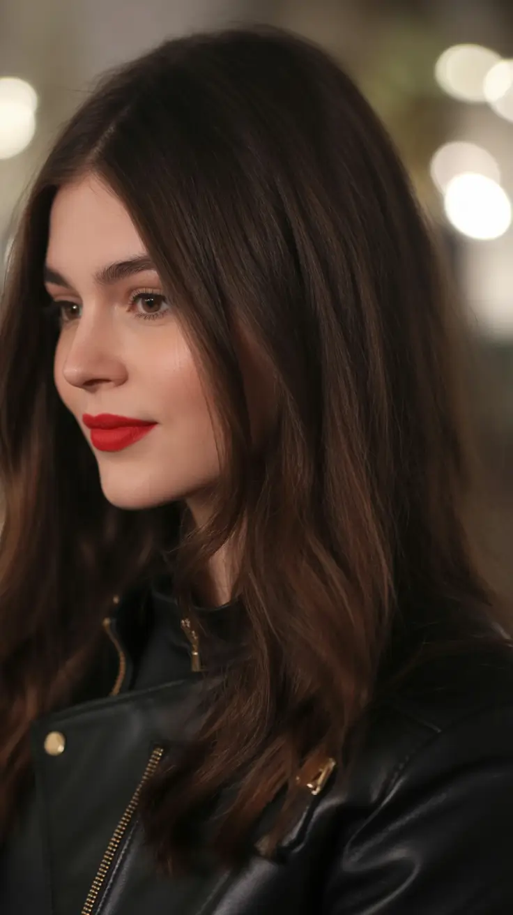 winter hair colors for brown hair Classic Espresso Brunette
