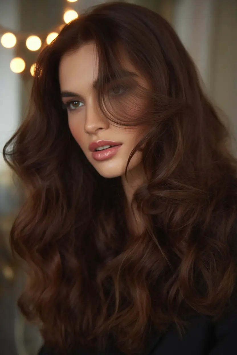 winter hair colors for brunettes Classic Chestnut Shine
