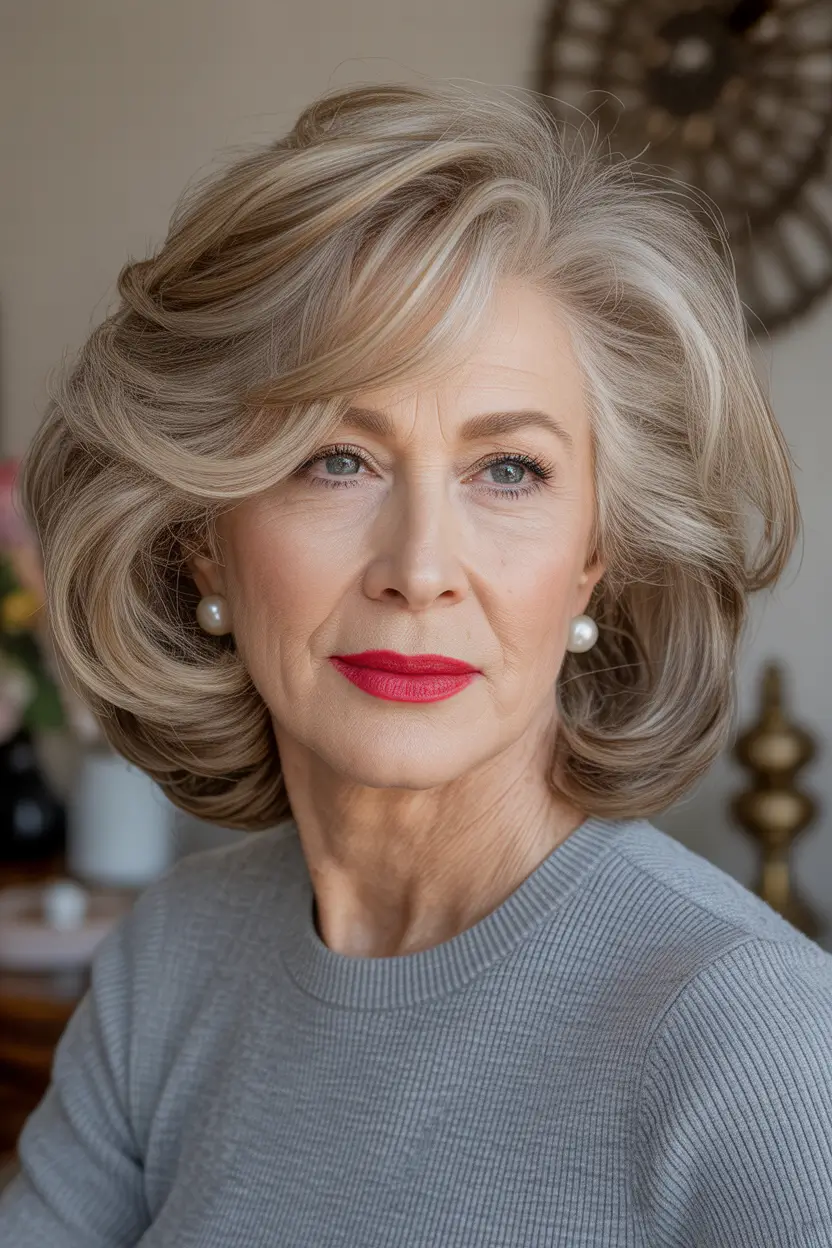 Champagne Layered Bob 2025