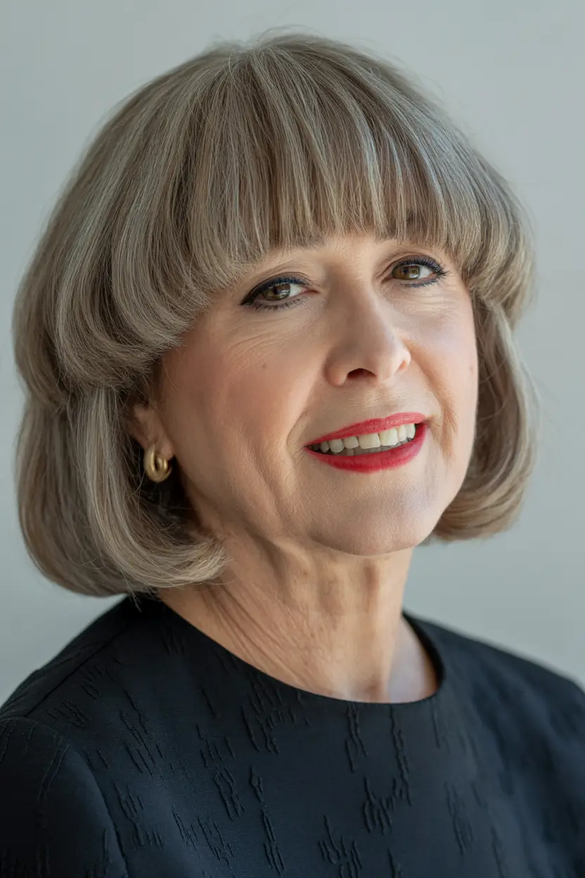 Polished Mushroom Blonde Bob 2025