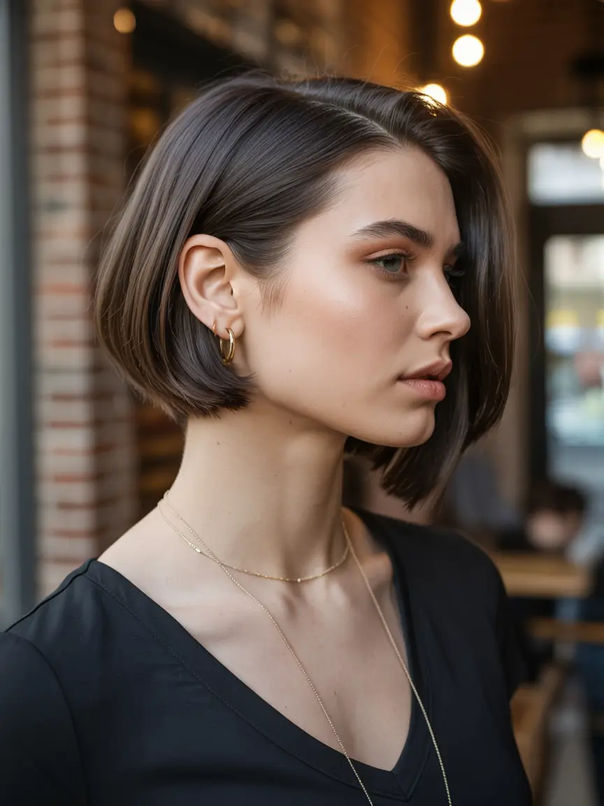 Classic Inverted Bob winter bob haircuts 2025 2026 trends styles