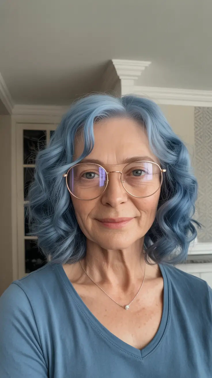 2025-hair Frosted-Blue-Curls