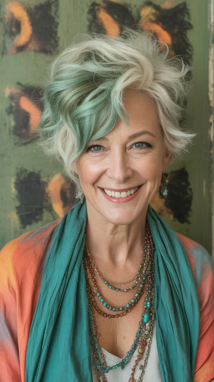 2025-hair Mint-Accent-Crop