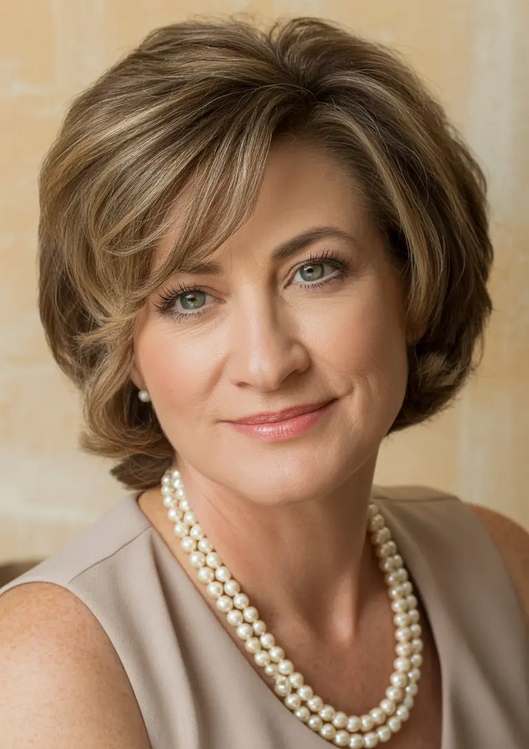 2025-hair Chestnut-Swirl-Bob-with-Highlights
