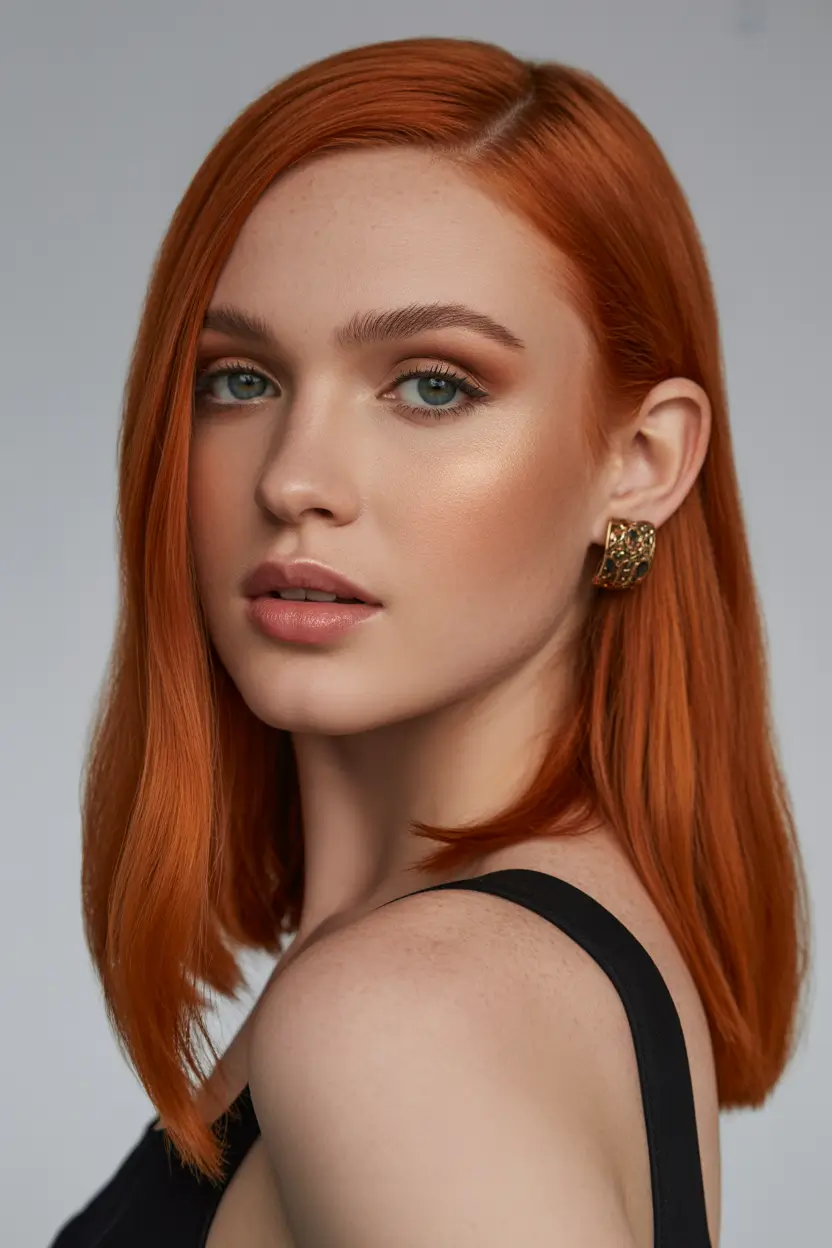 auburn hair color - Soft Sunrise Auburn for a Fresh 2026 Mood