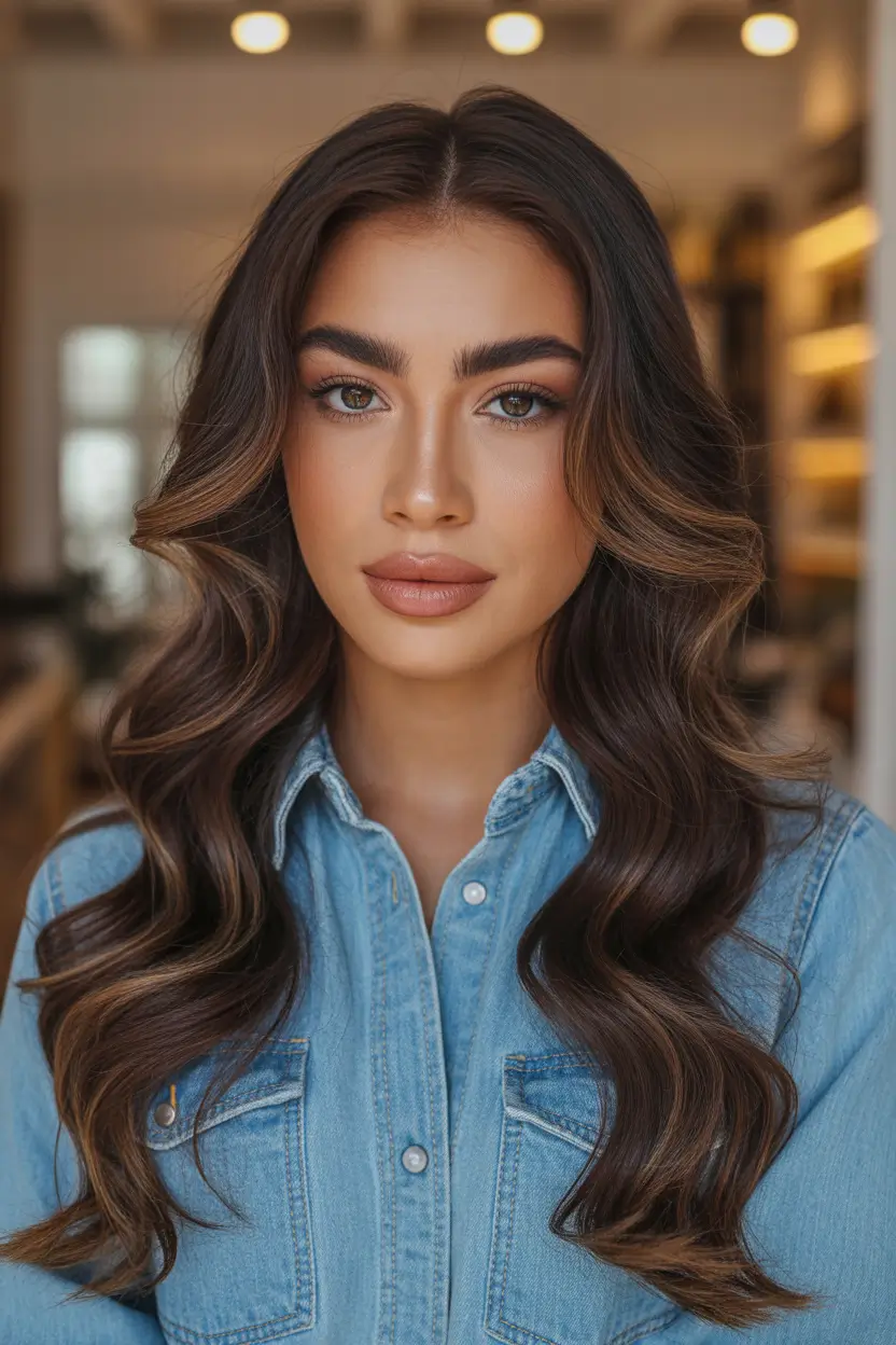 hair color for brown skin Warm Espresso Contour