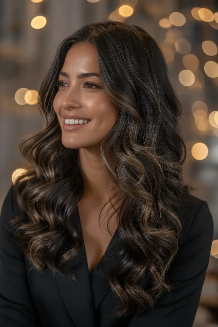 hair color for brown skin Toffee Swirl Glow