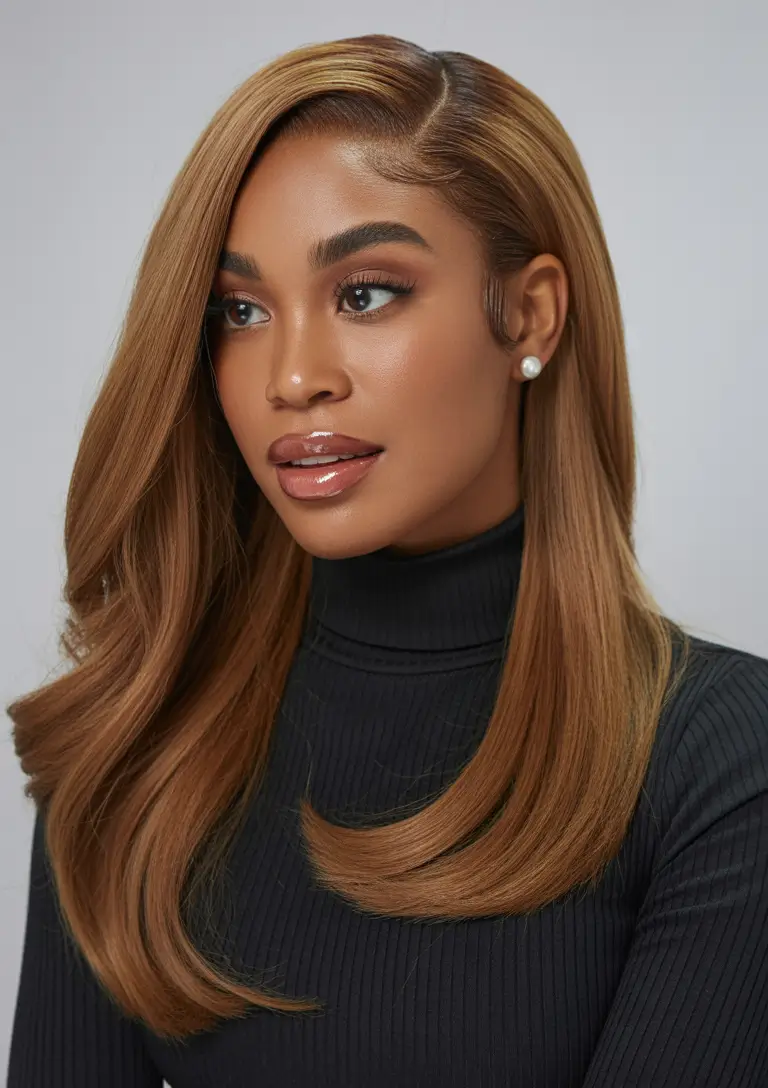 hair color for brown skin Honey Butter Blonde Perfection