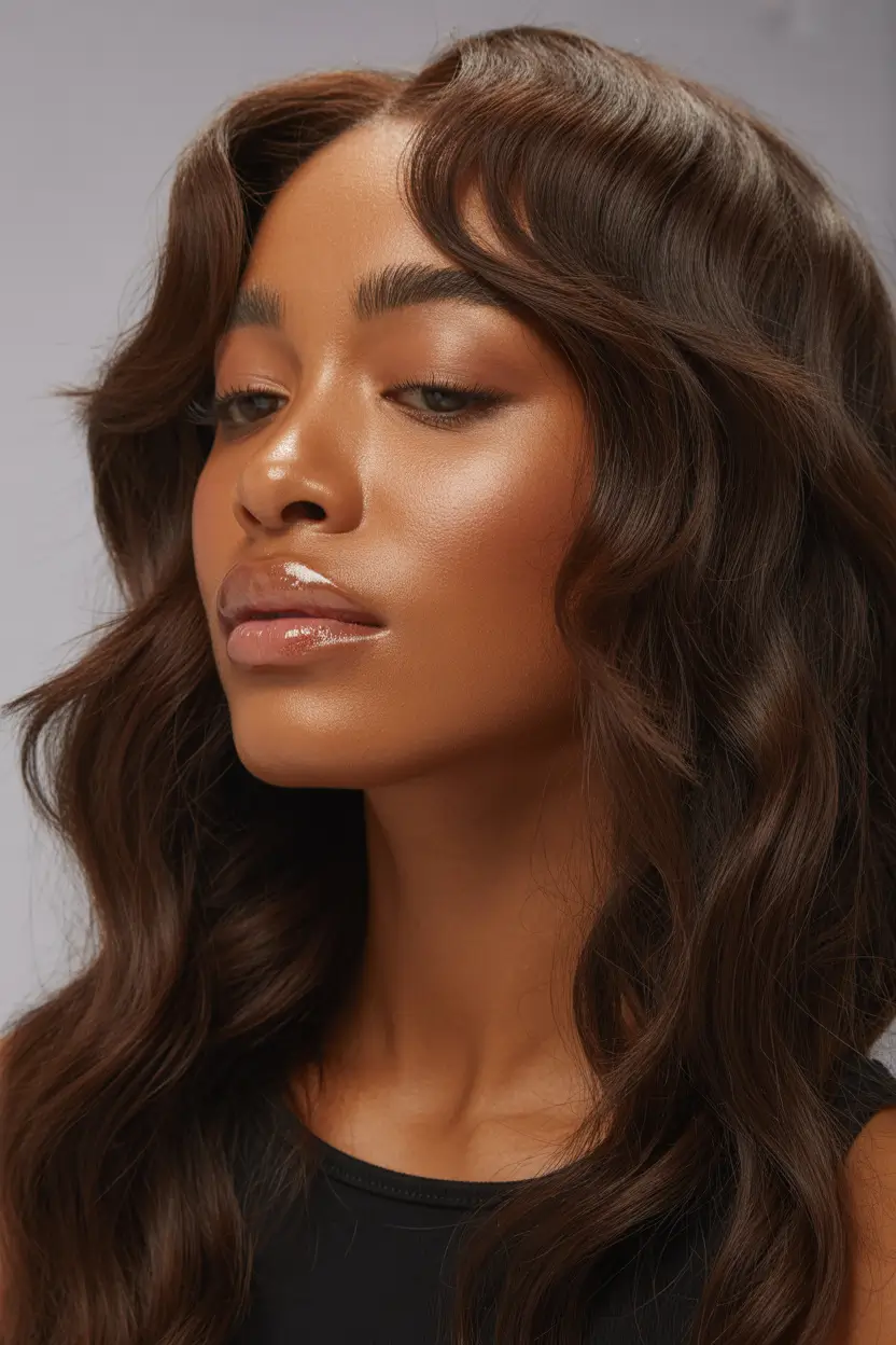 hair color for brown skin Deep Mocha Glam