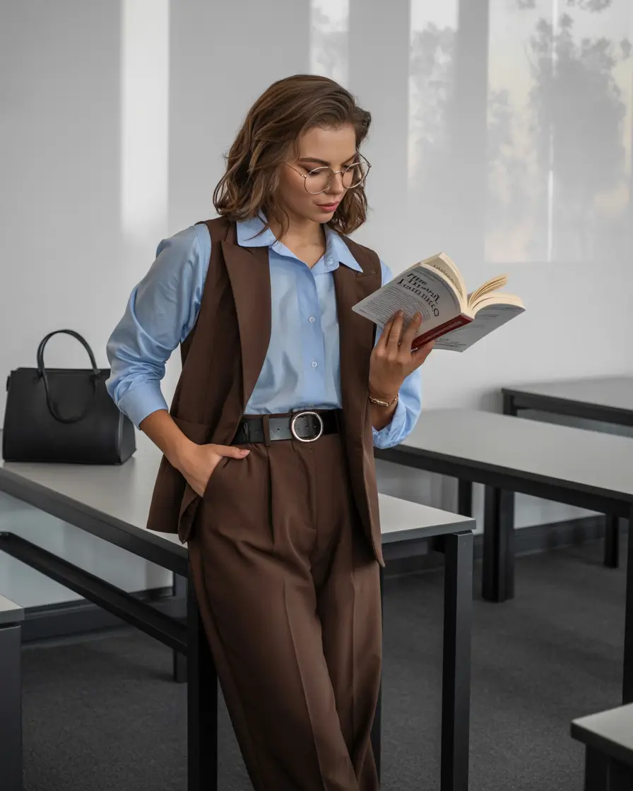 business casual outfits Chocolate & Sky: The Smart Academic