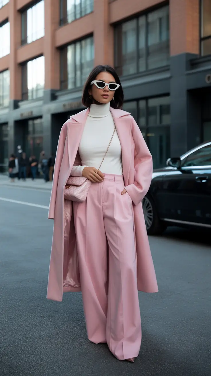 Capsule Wardrobe Outfits Pastel Power and Feminine Edge