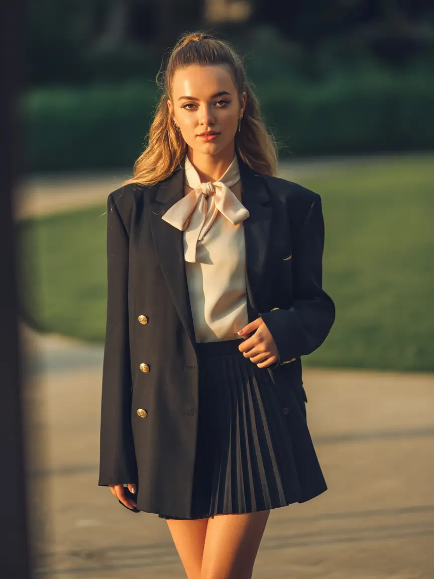 Capsule Wardrobe Outfits Golden Hour Academia