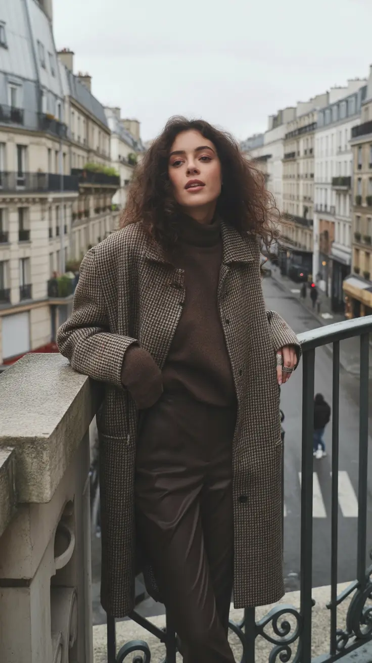 Capsule Wardrobe Outfits Chocolate Layers and Parisian Ease