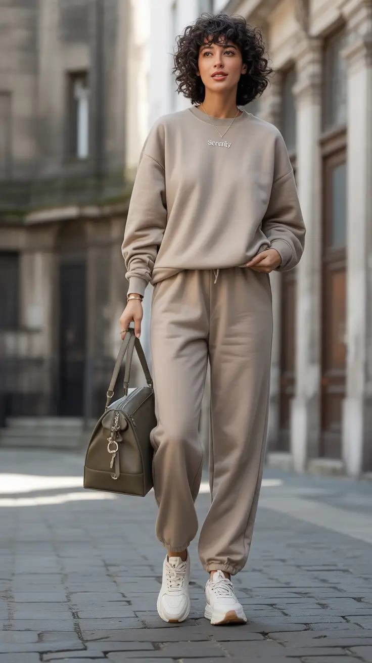 Capsule Wardrobe Outfits Elevated Athleisure Serenity