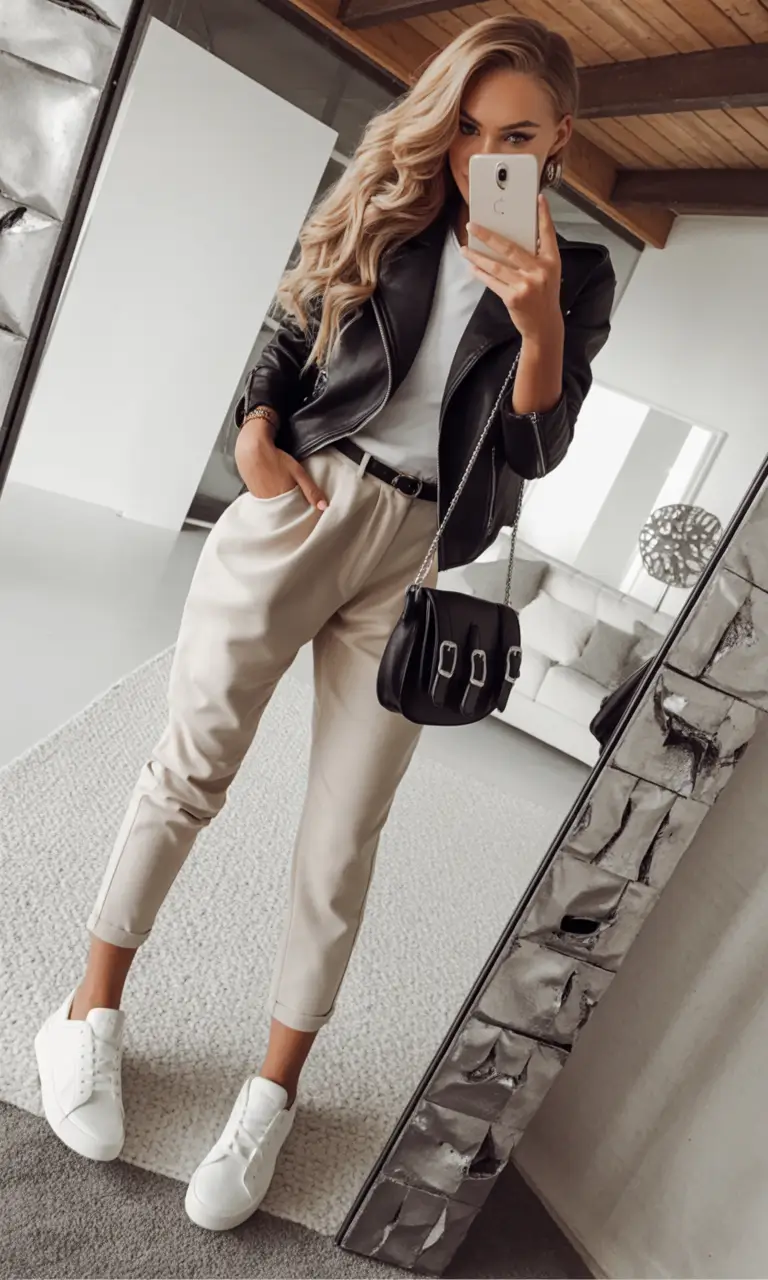 Capsule Wardrobe Outfits Streetwise Neutrals with an Edge
