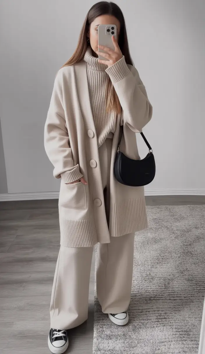 casual outfits Neutral Knits for Everyday Comfort