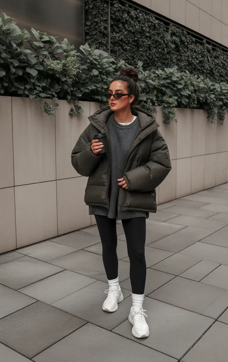 Winter business Urban Chill in Padded Warmth