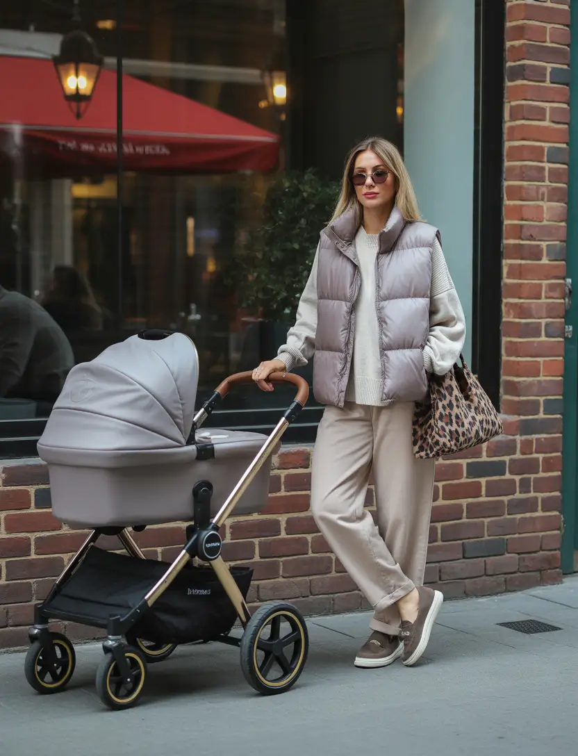 mom outfits Urban Comfort Layers