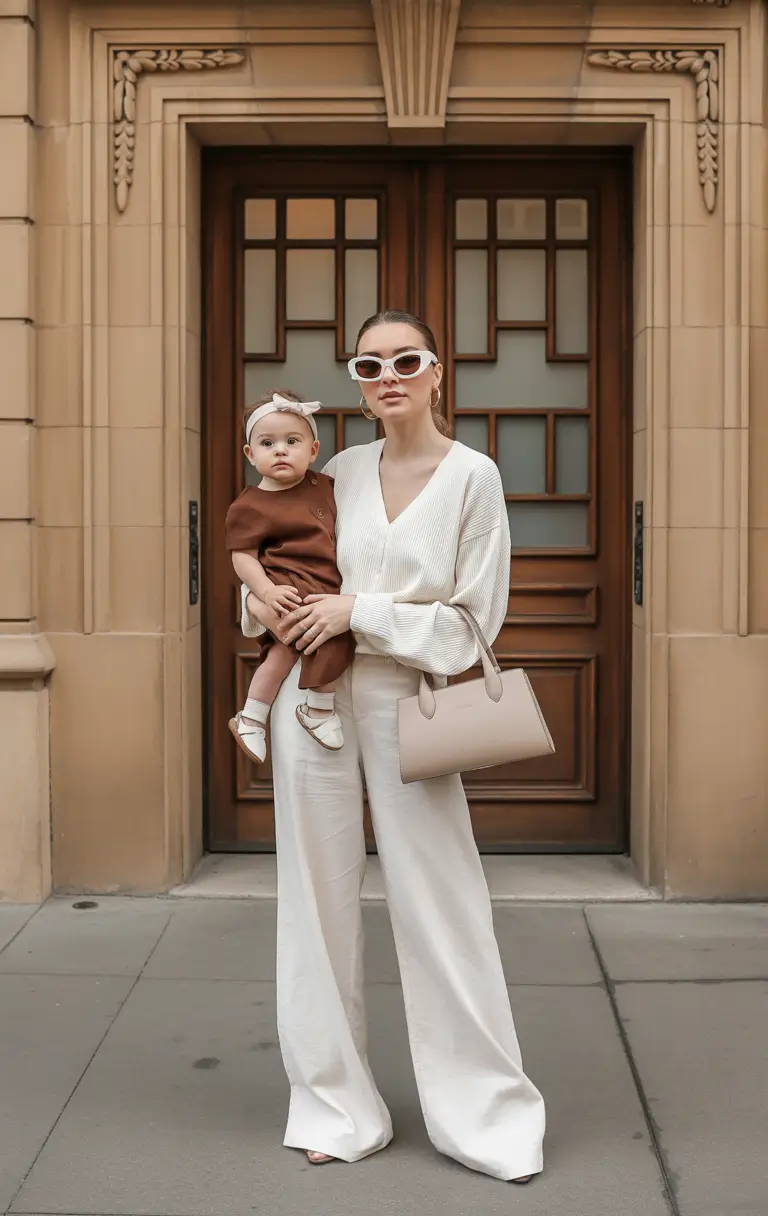 mom outfits Ivory Elegance