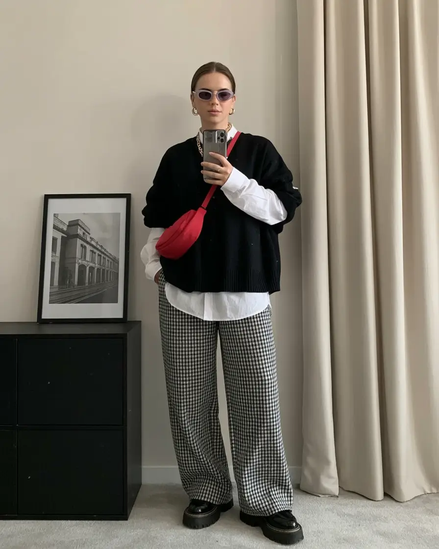 everyday outfit ideas 2026 - Playful Layers with a Graphic Touch