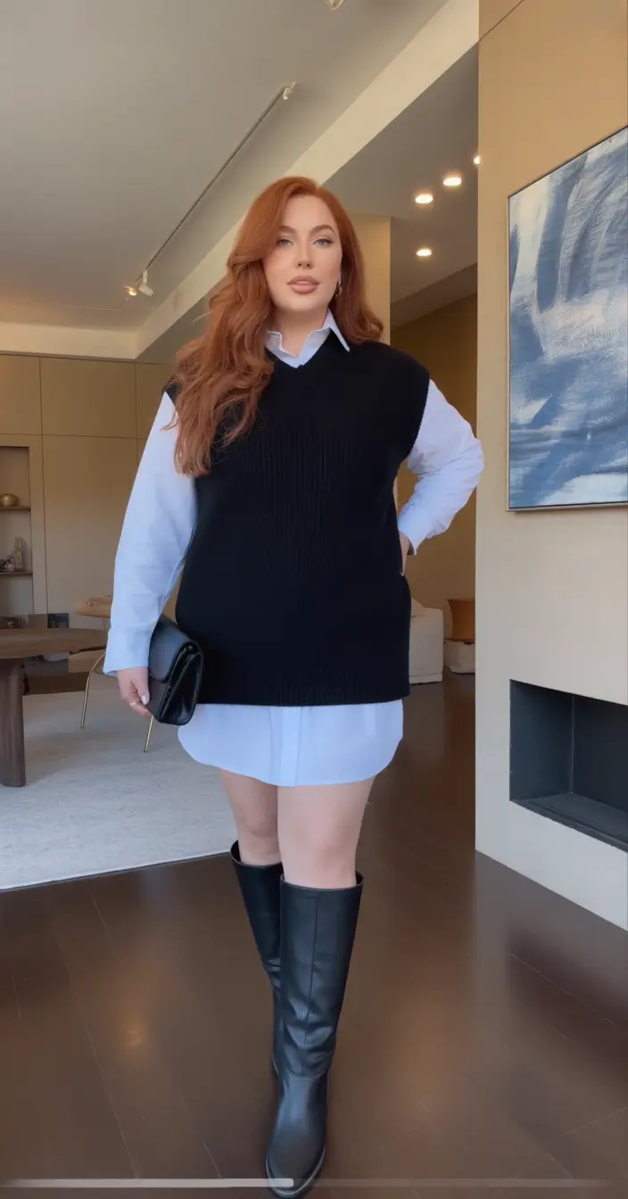 everyday outfit ideas 2026 - Preppy Layers with a Modern Edge