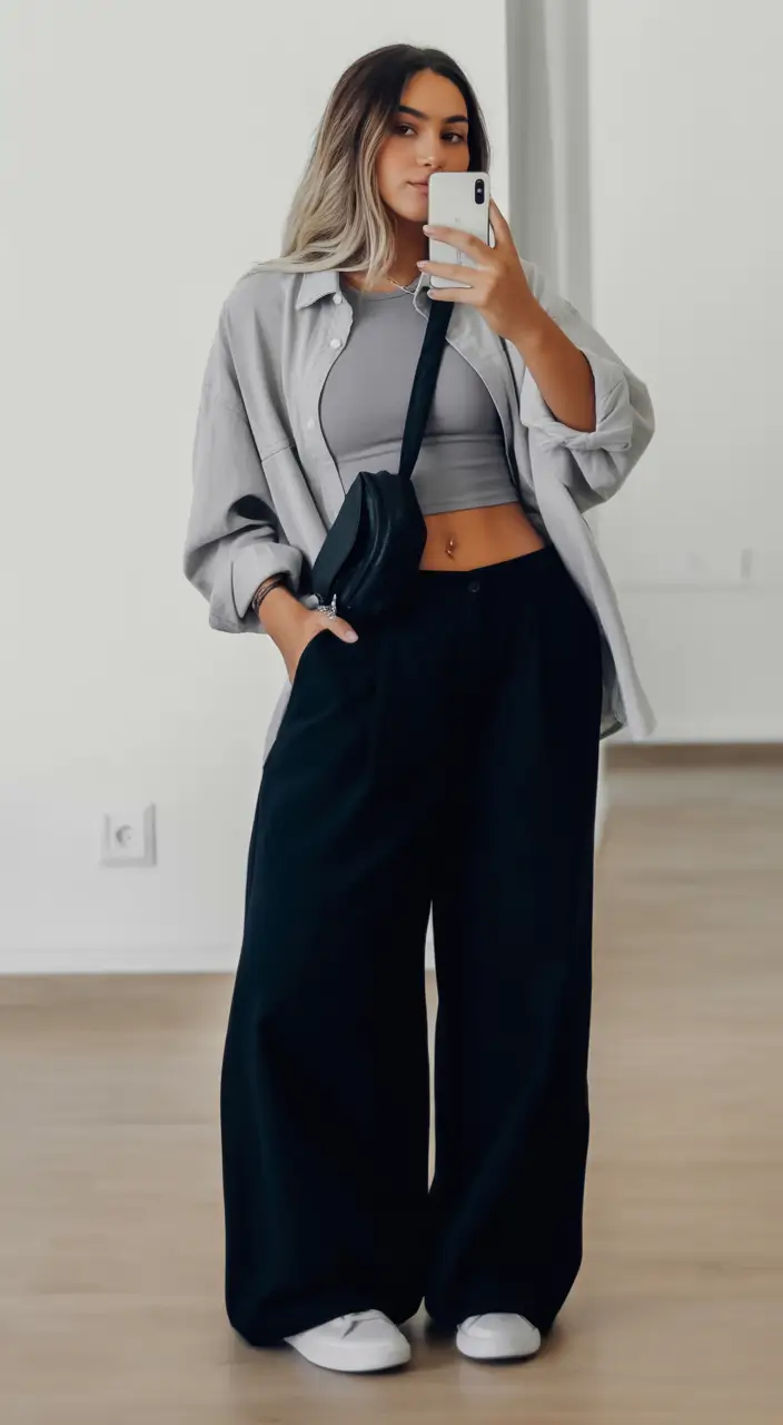 every day outfits Soft Neutrals With a Modern Twist