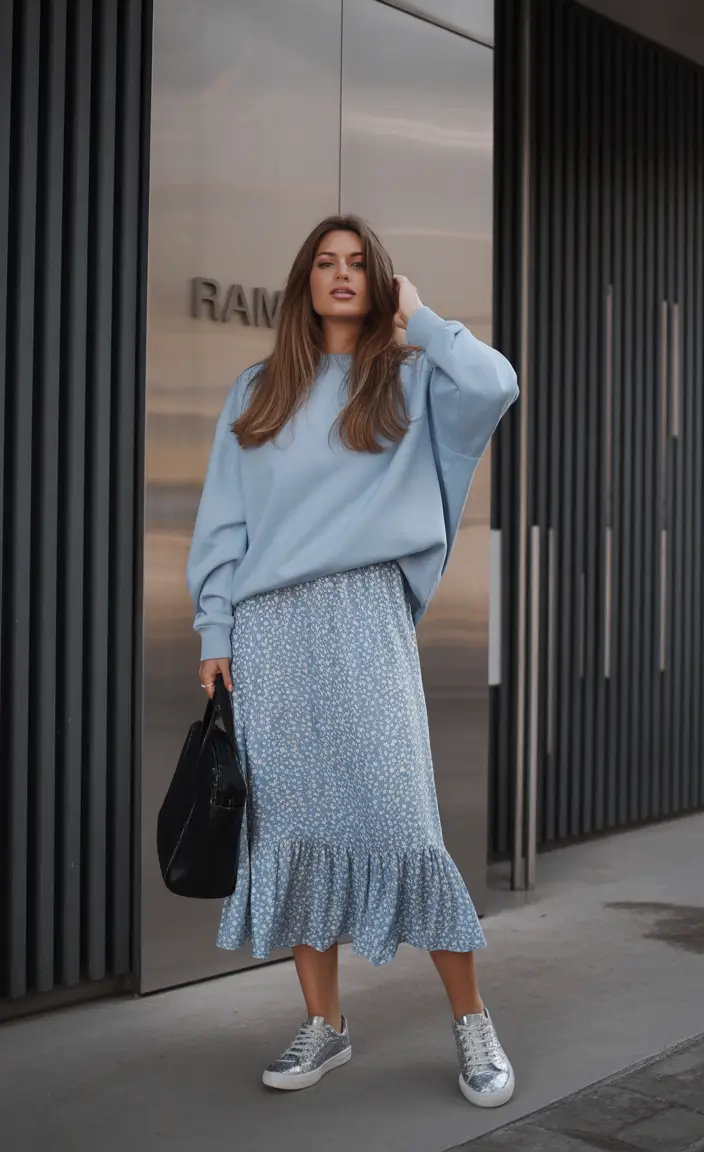 everyday outfit ideas 2026 - Blue Tones and Soft Textures for Everyday Ease