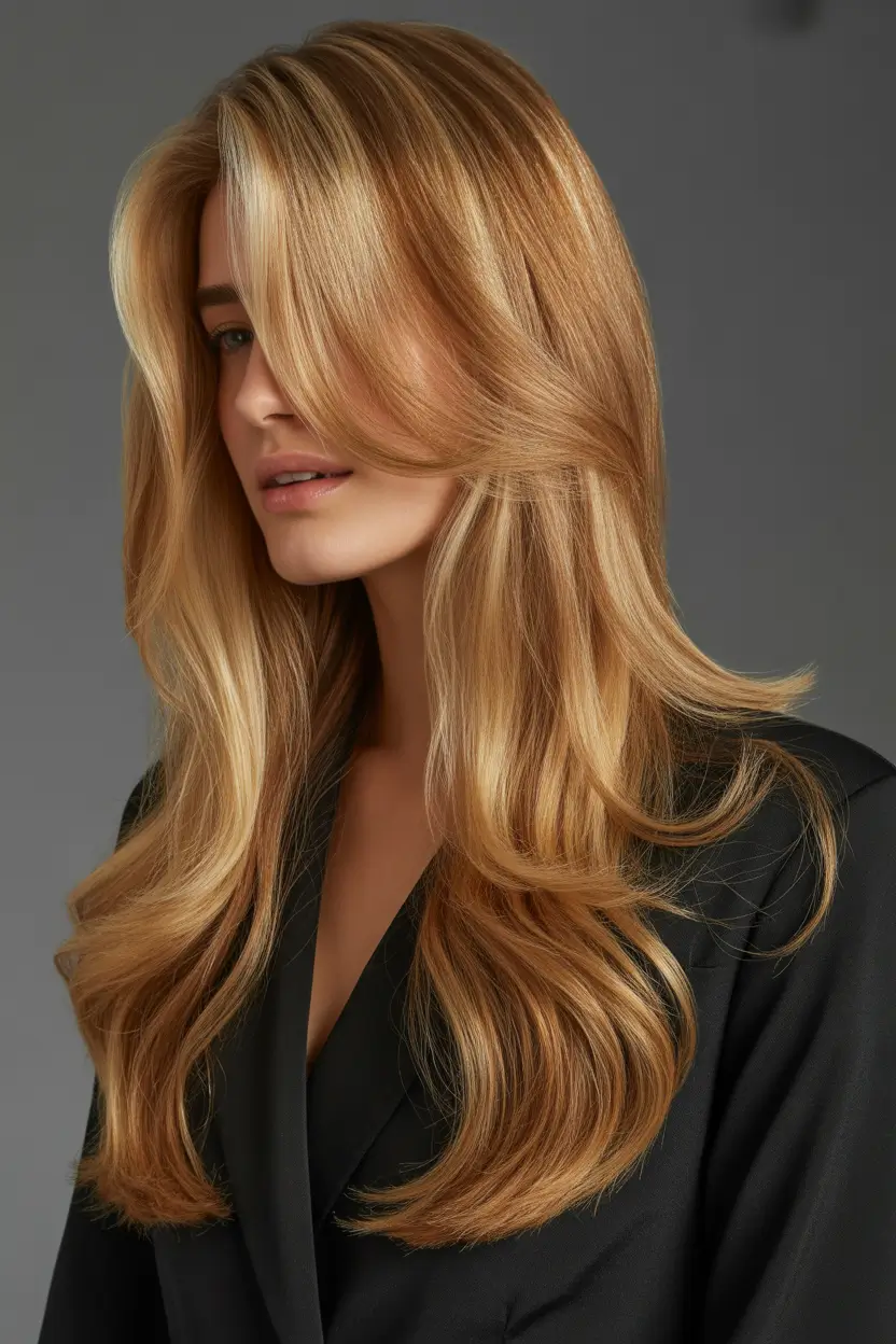 honey blonde hair color Golden Amber Radiance