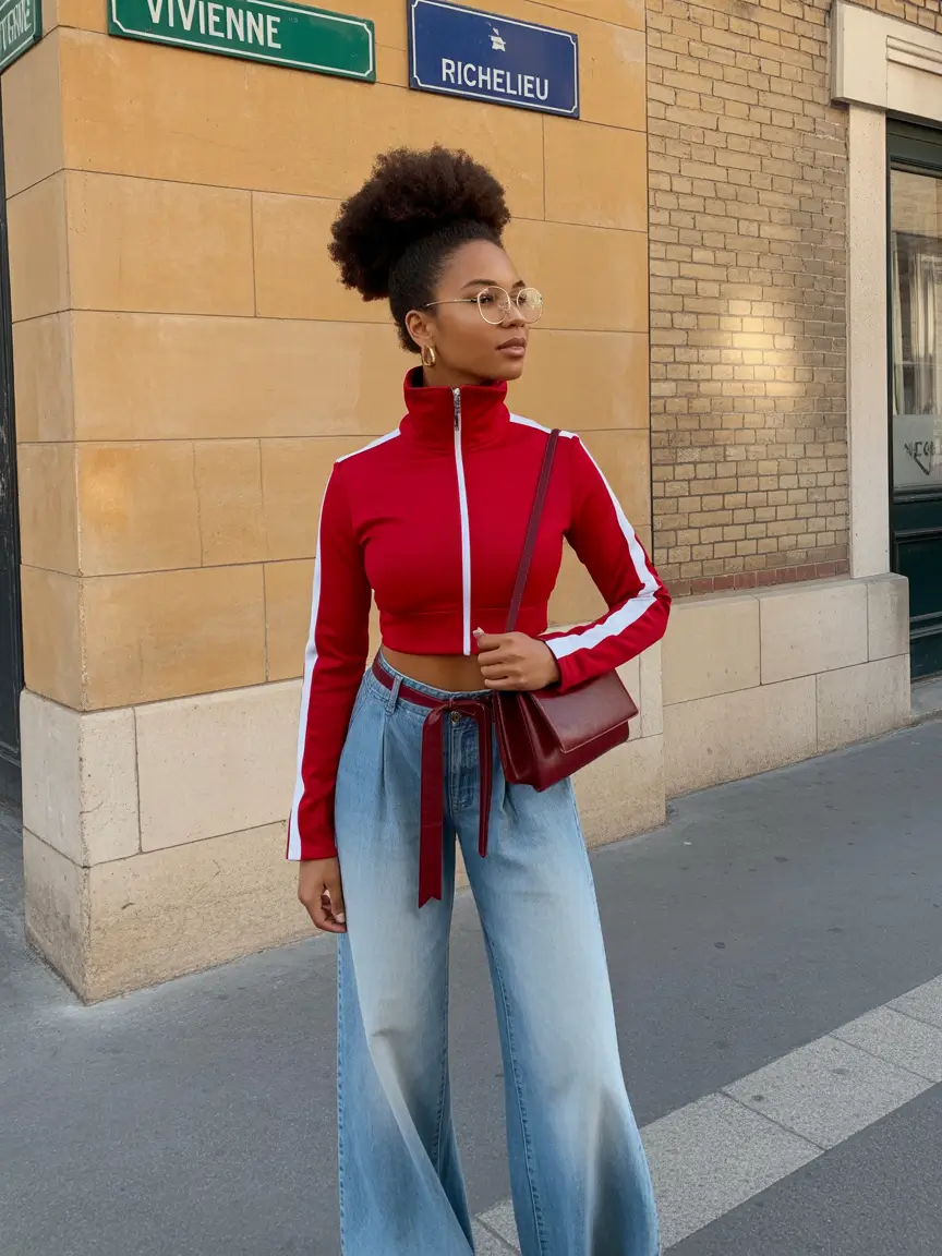 jeans outfits Sporty Energy with Street-Chic Confidence