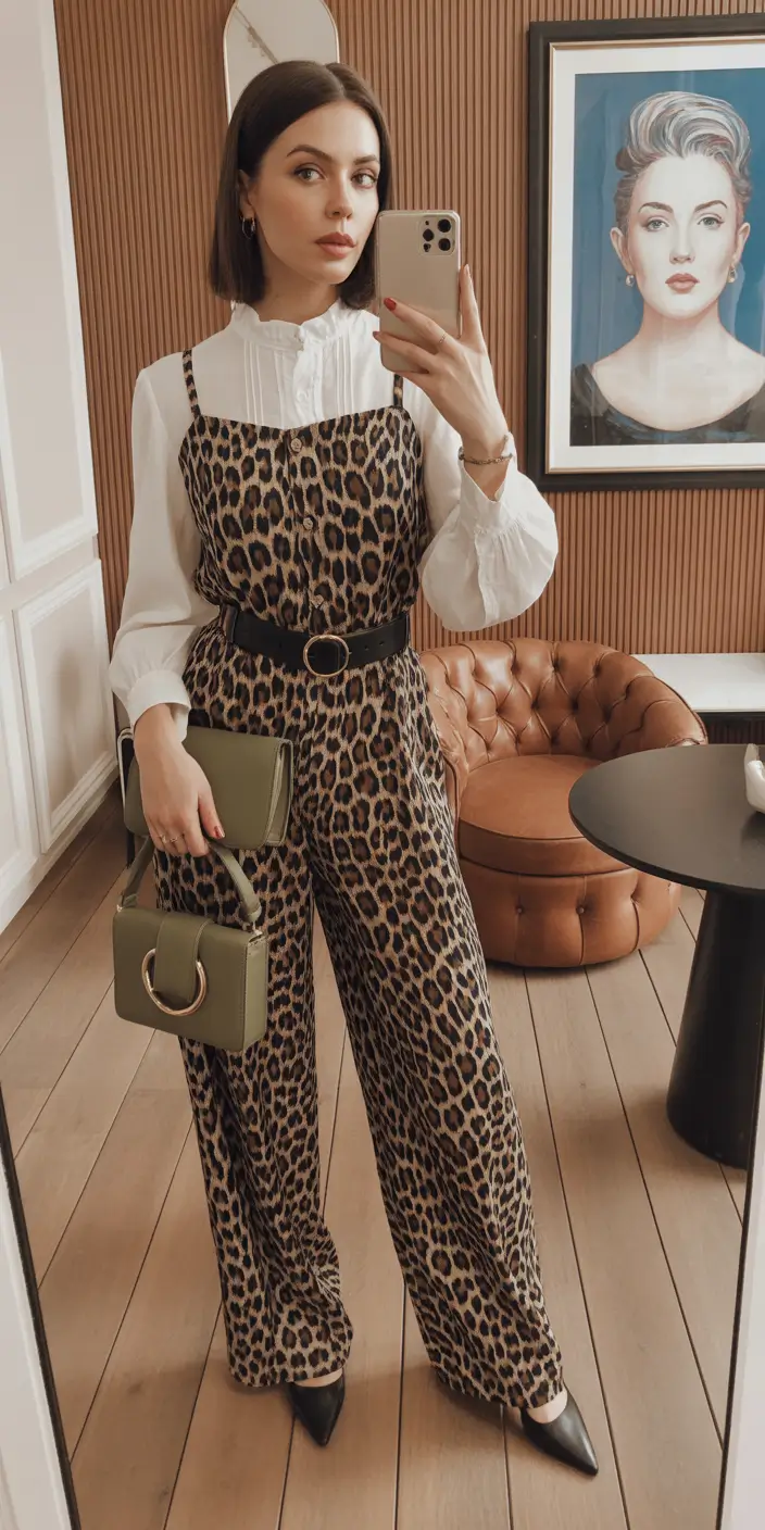 trendy outfits Retro Leopard Revival