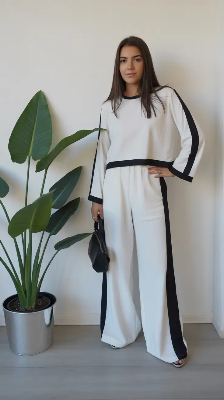 trendy outfits Monochrome Sport Luxe