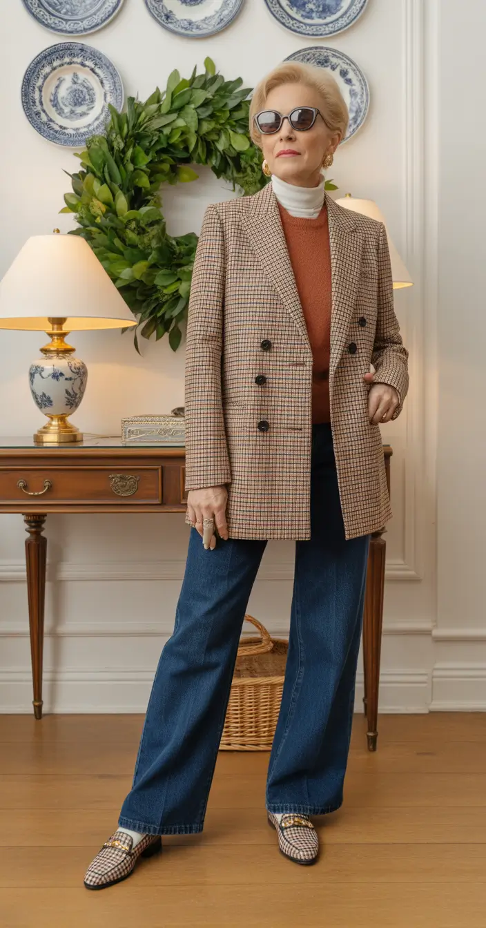 Outfits for Women Over 50 Cherished Autumn Layers with Vintage Warmth