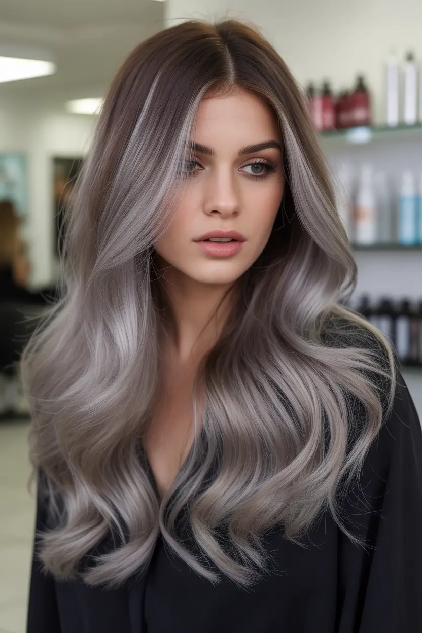 Mushroom Dimensional Taupe Flow With Blended Highlights