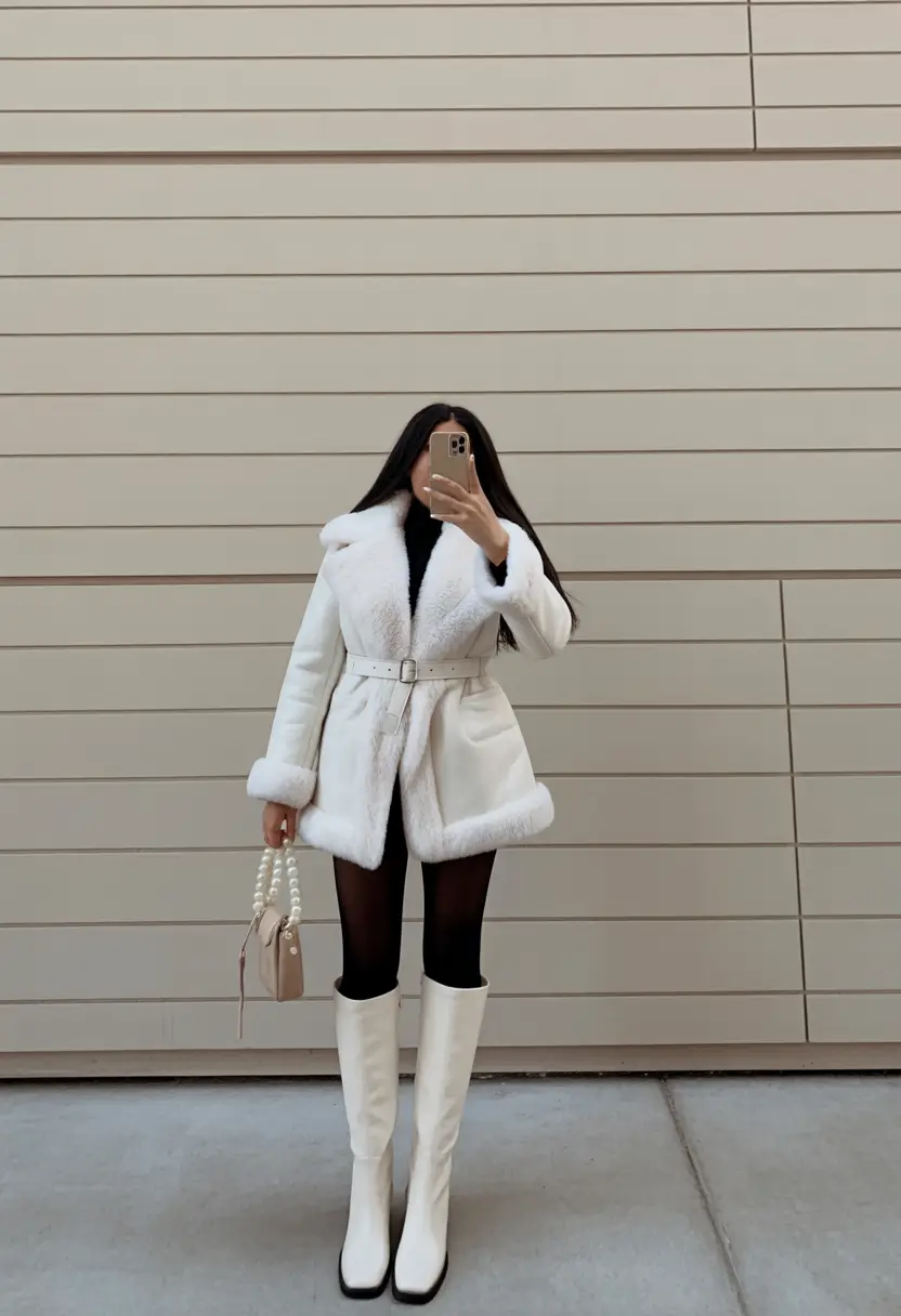 Chic Snow Queen cold weather outfits 2026