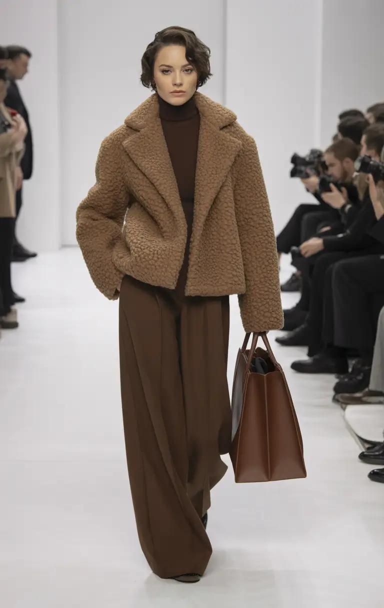 Chic Brown Serenity cold weather outfits 2026