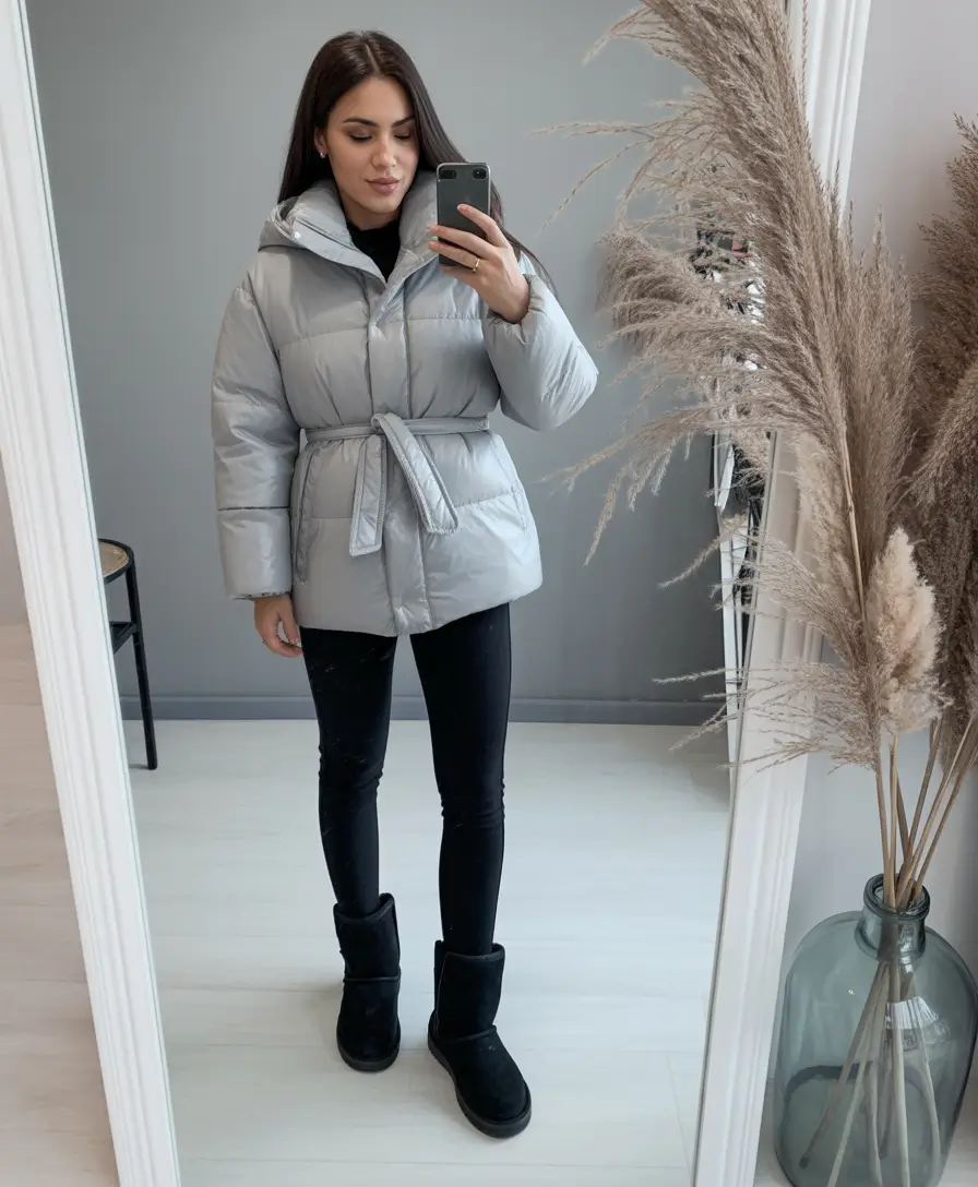 Chic Silver Glow cold weather outfits 2026