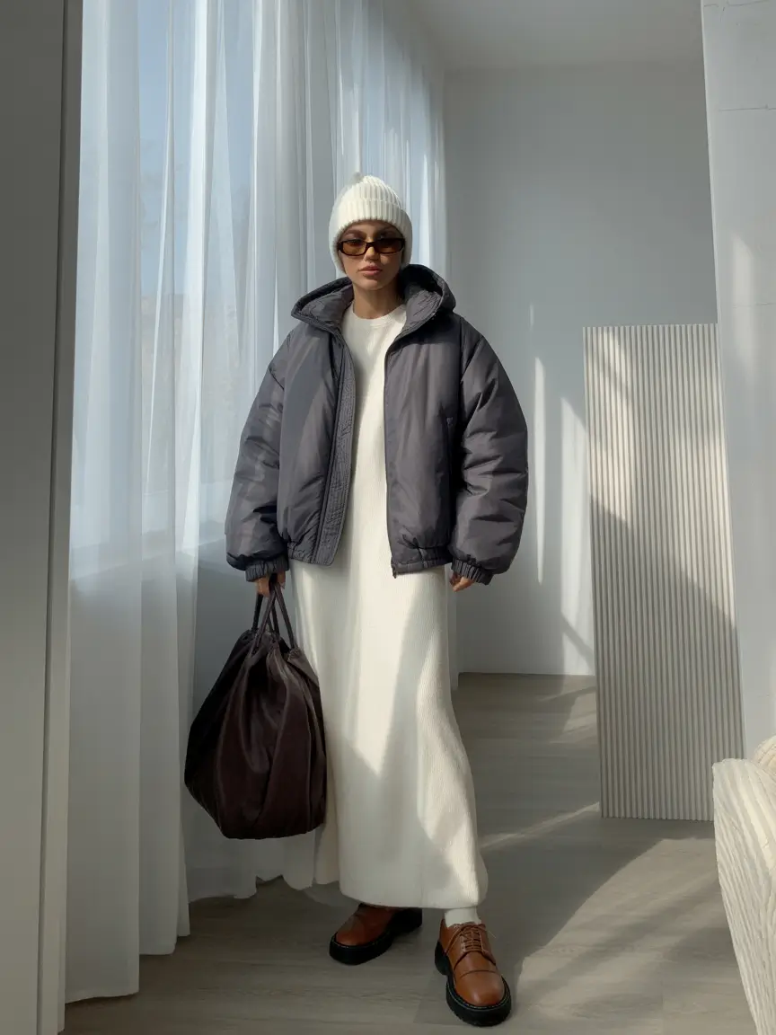 Chic Urban Minimalism cold weather outfits 2026