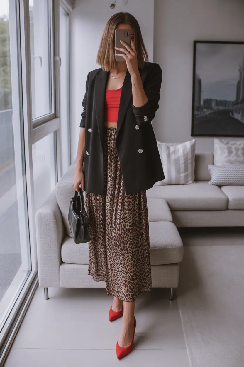 outfits ideas Urban Wild Charm