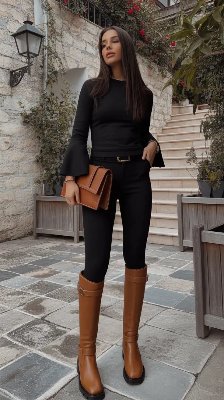 outfits ideas Equestrian Noir Mood