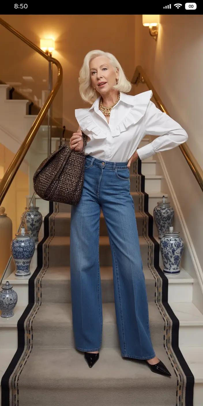 Outfits for Women Over 40 Timeless Denim and a Fresh Take on Classics