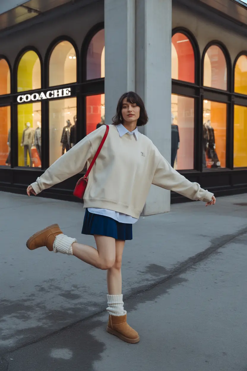 ugg outfits Playful Preppy Revival