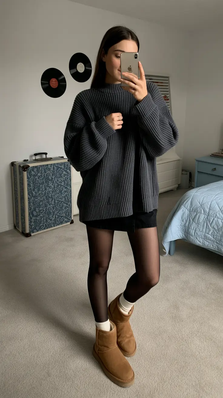 ugg outfits Monochrome Mood